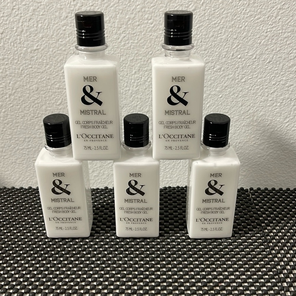 L’Occitane Body Gel bundle (5) NEW